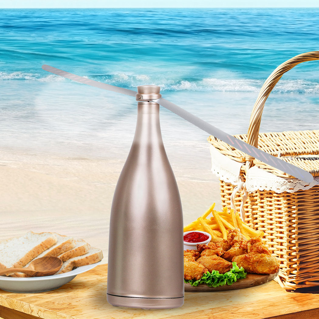 Lambu Fly Free Repellent Fan Fly Trap Rose Gold No LED-1910112513748504582