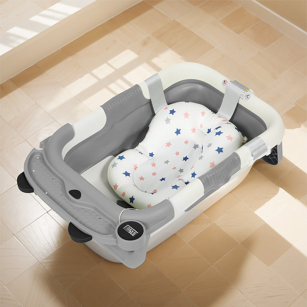 Bopeep Foldable Baby Bathtub 0-15months Gray-1954802473638170630