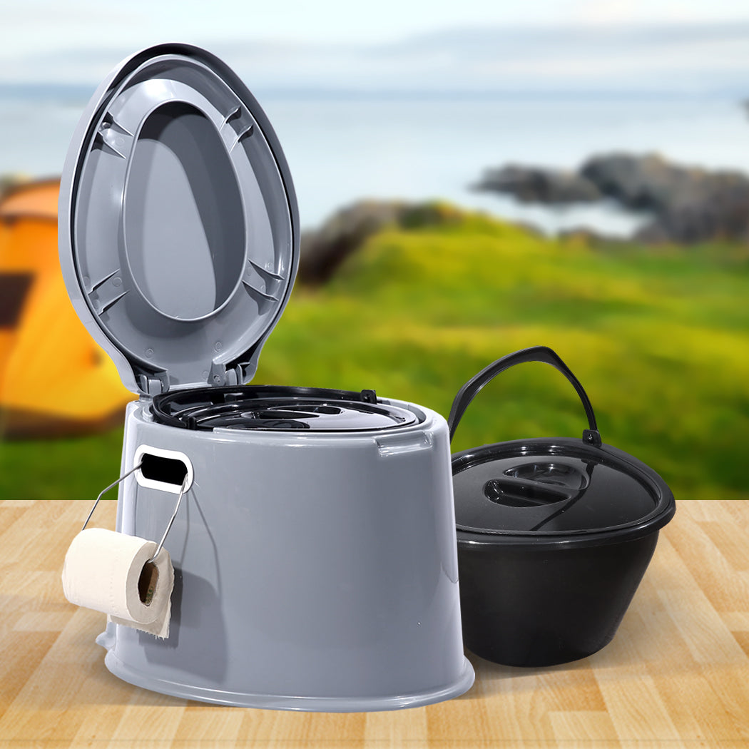 6L Camping Toilet Outdoor Portable Potty-1910113131728867334