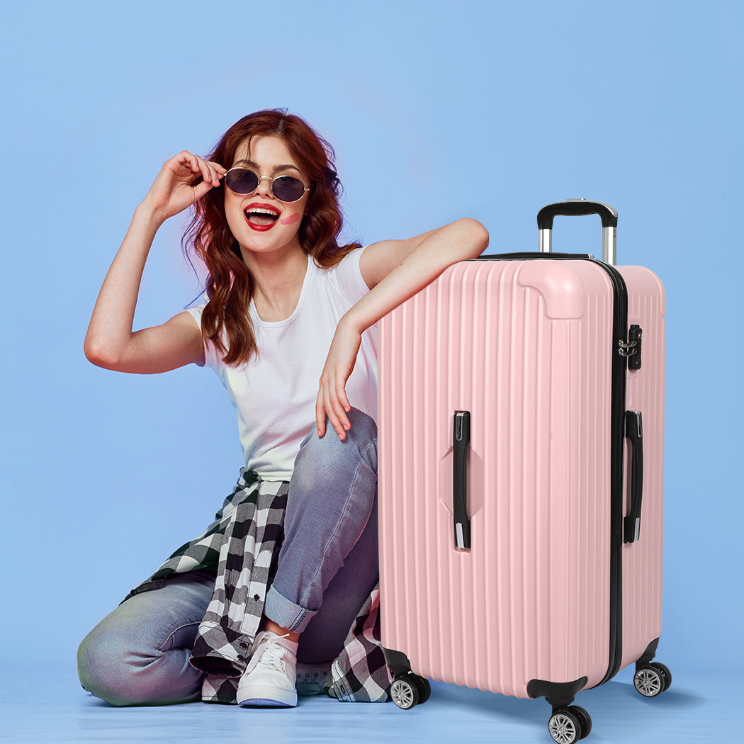 Slimbridge 28" Trunk Luggage Travel Pink 28 inch-1910112843093643270