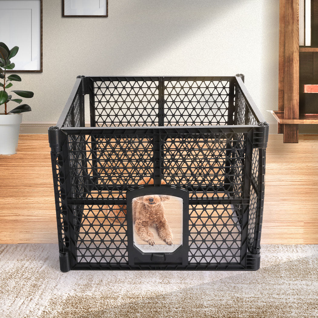 PaWz Pet Playpen Folding Dog Plastic S Small-1954802538444361734