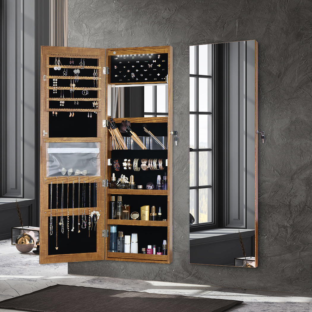 Levede Dressing Mirror Jewellery Cabinet-1917016723765202950