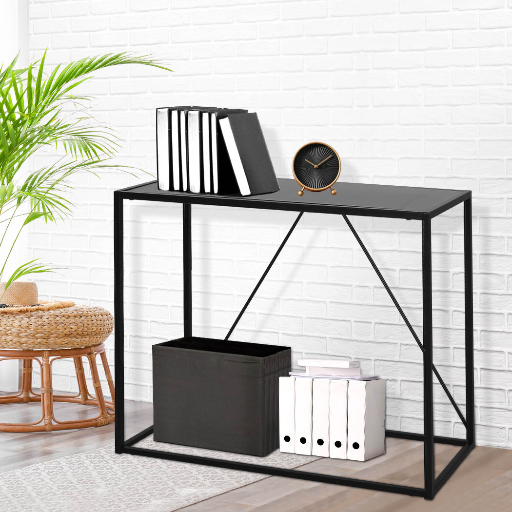 Levede 2-Tier Console Table Office Furniture-1954803011255668742