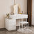 Levede Dressing Table Stool Set with Mirror Led-1917016716165124102