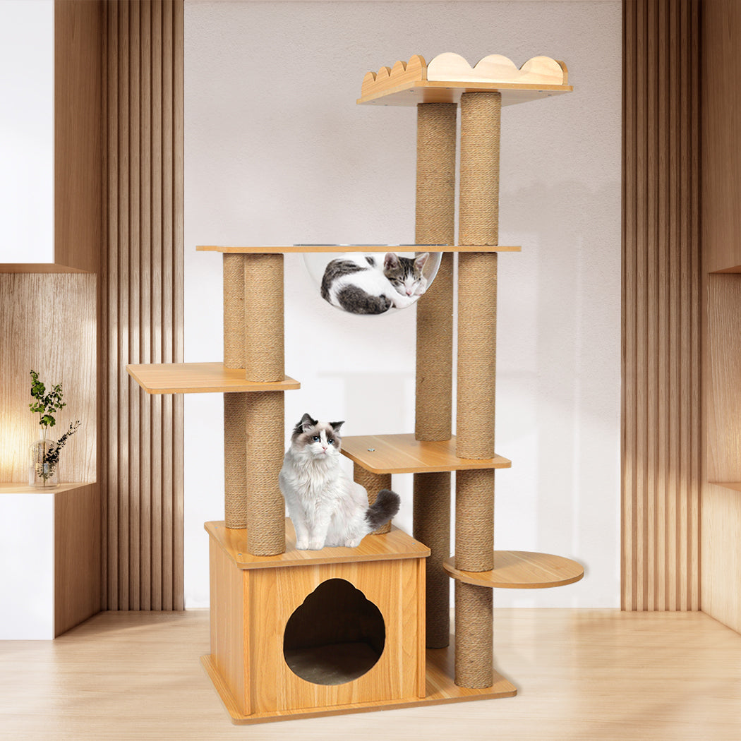 PaWz Cat Tree Scratching Post Scratcher-1954802553359306758