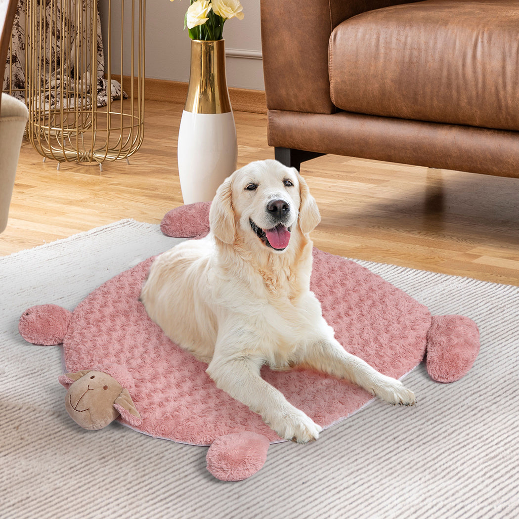 PaWz Pet Bed Cat Calming Beds Dog Squeaky L Pink Large-1954802524913537030