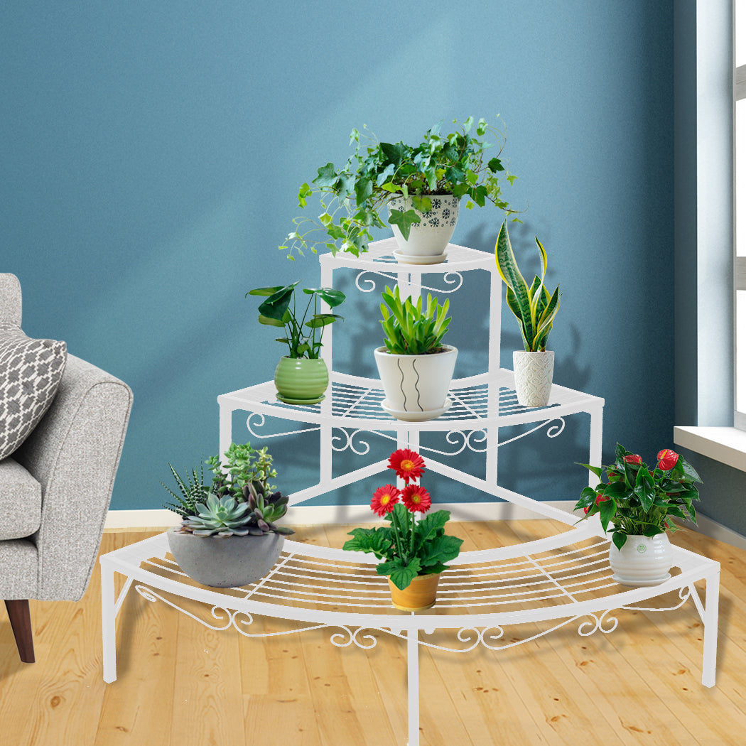 Levede Plant Stand Outdoor Indoor Metal-1910112810893971462