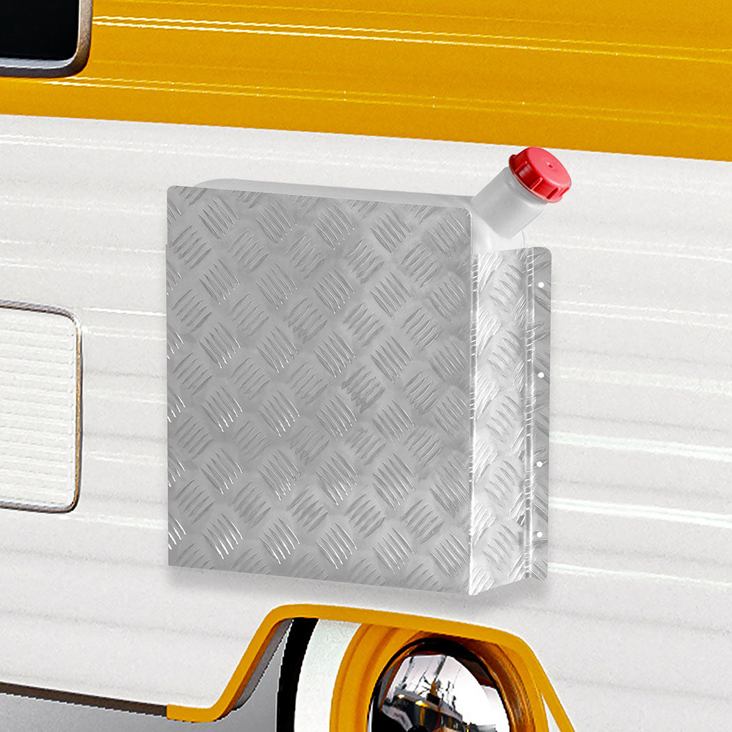 Manan Caravan Diesel Heater Tank Cover Silver-1954802964971524102