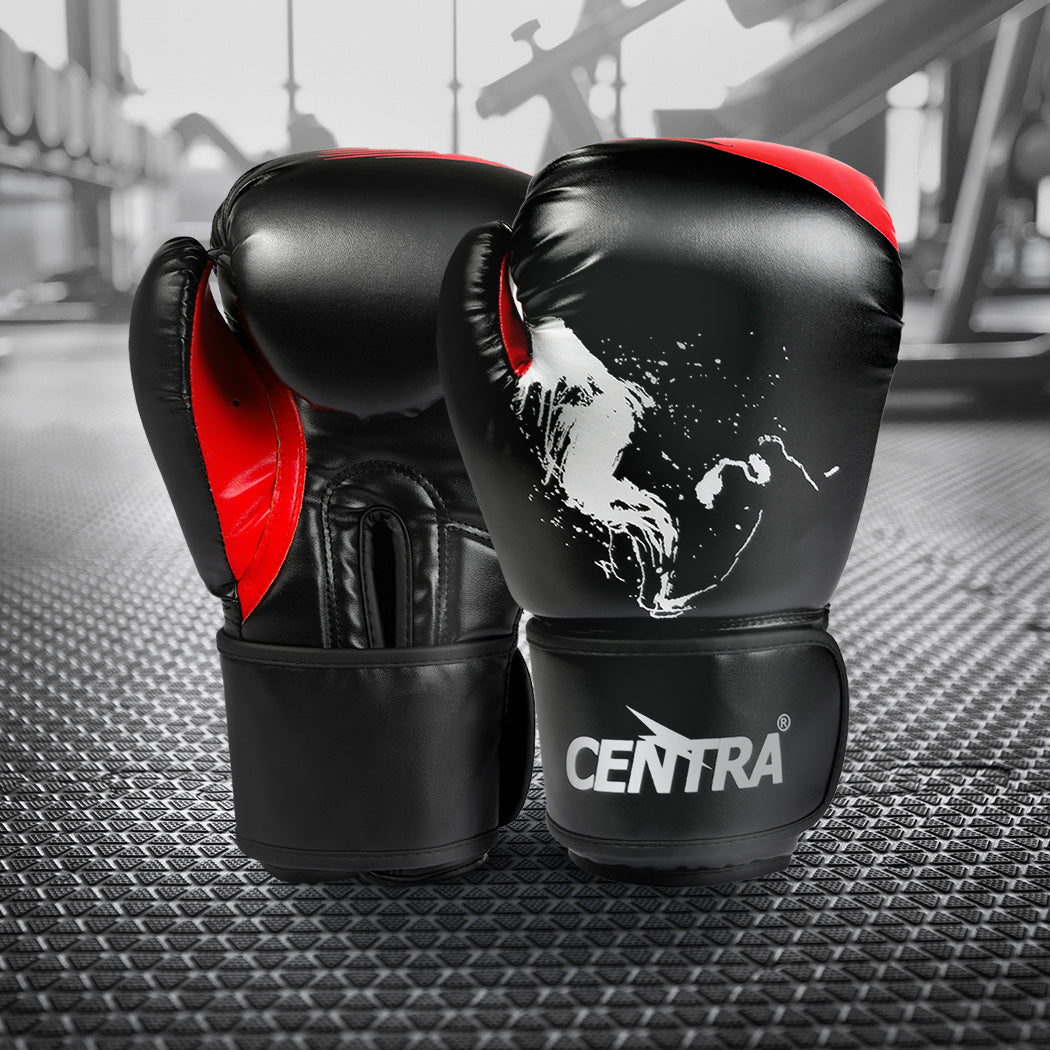 Centra Boxing Gloves PU Leather MMA Training Mitts Fight Punch Bag Sparring 8OZ-1910112186022367238