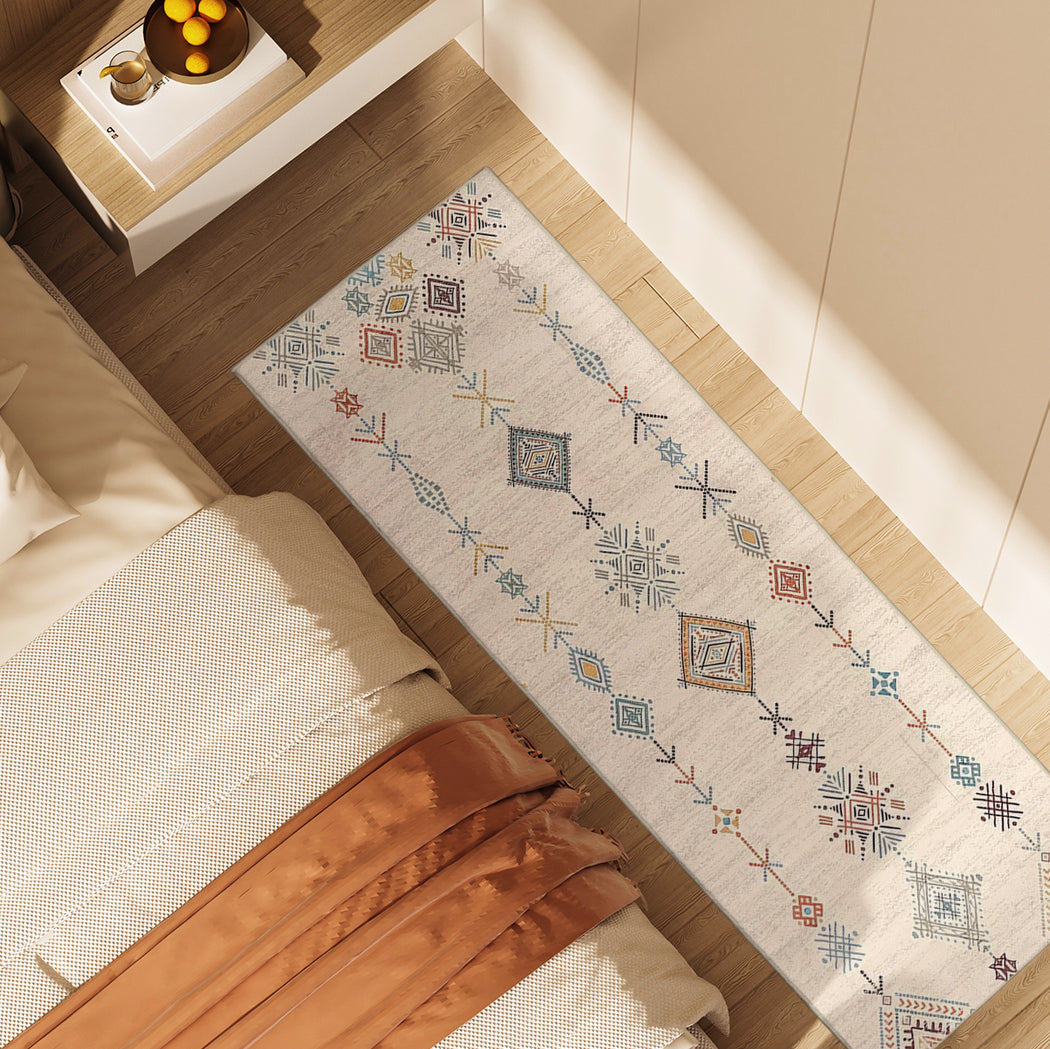 Marlow Hallway Runner Floor Rug 180X60cm-1954802715393658886