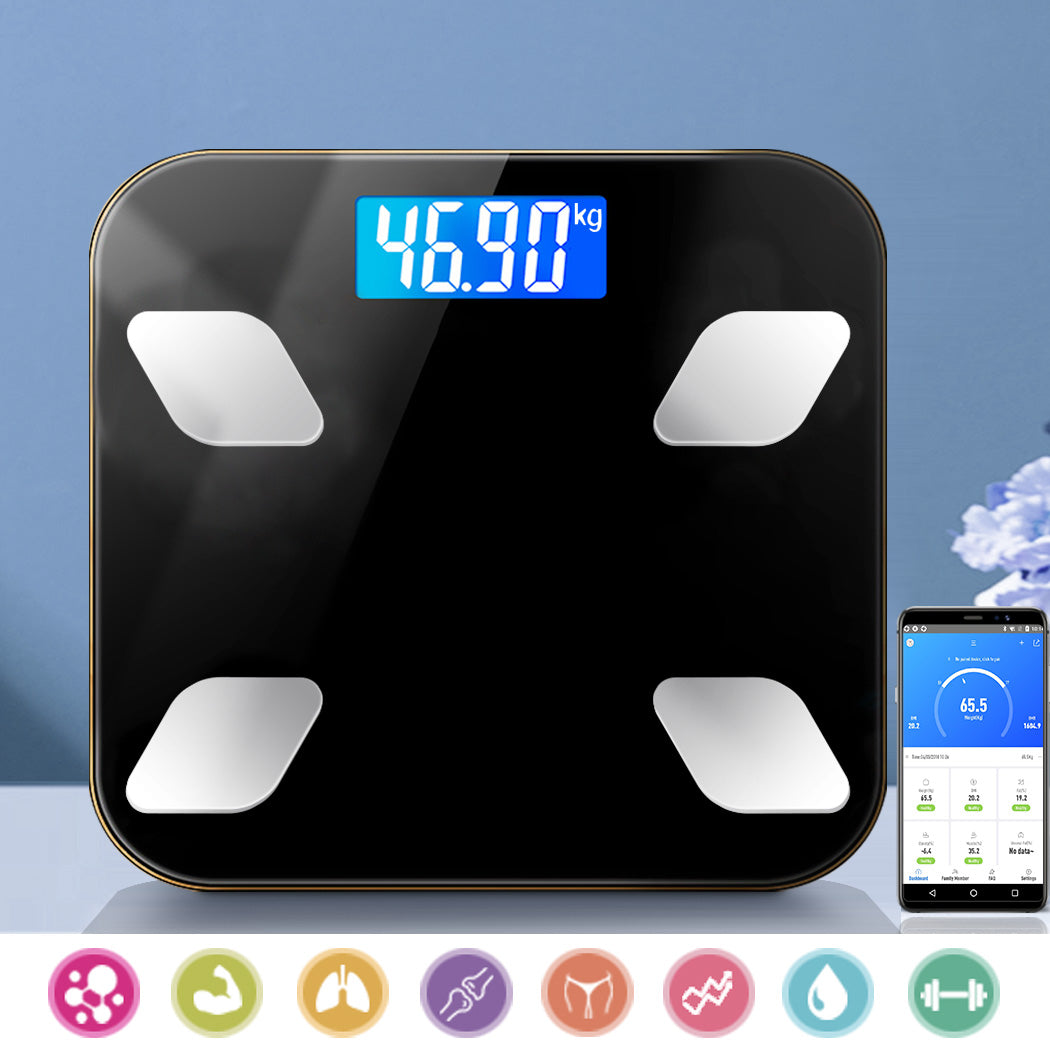 Centra Bluetooth Body Fat Scale BMI Black-1910113215220682758
