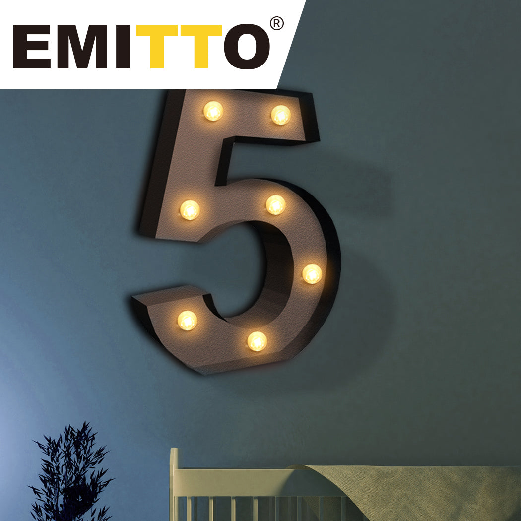 LED Metal Number Lights Free Standing-1954803064510746630