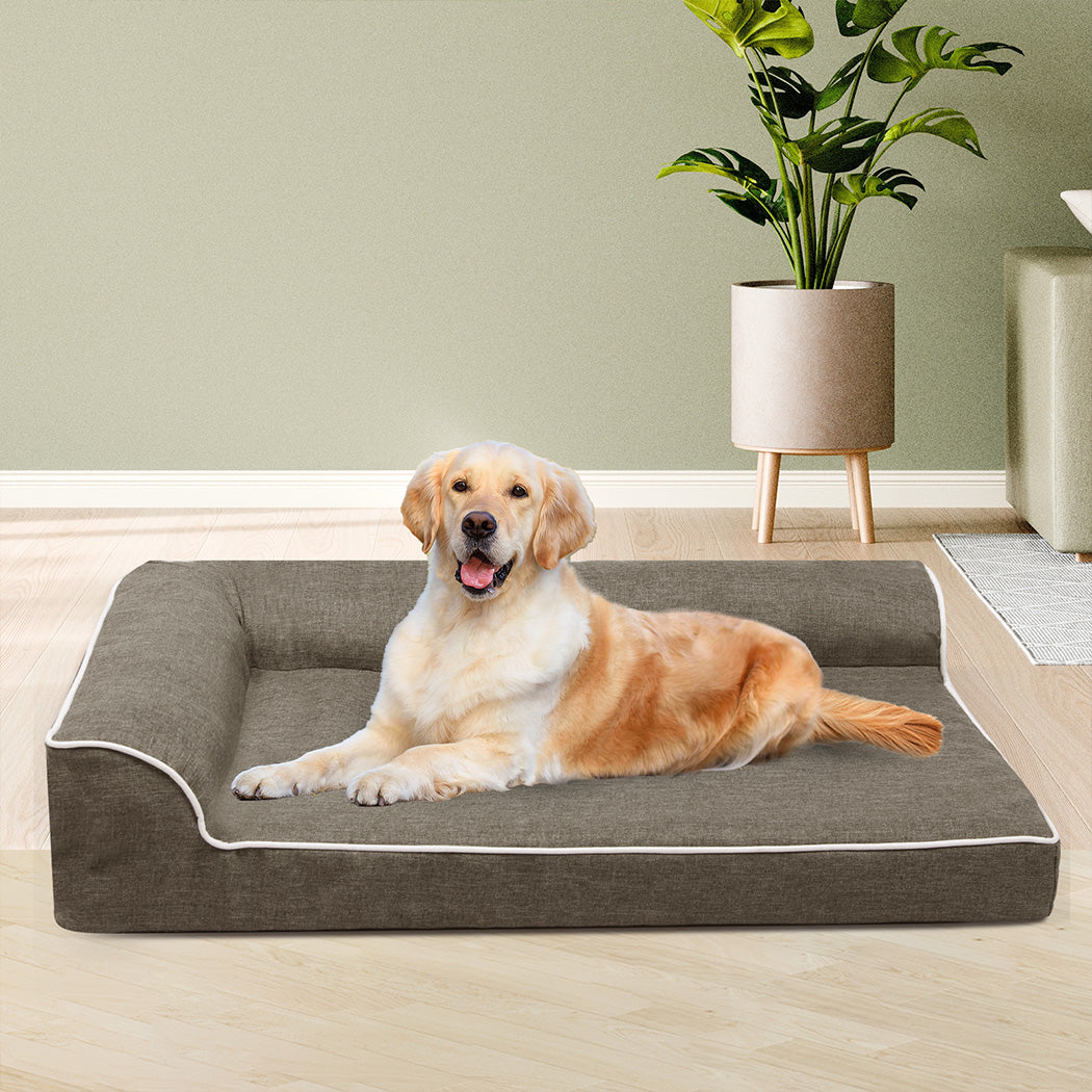 Pawz Orthopedic Dog Bed XXL Coffee-1954802428159332358