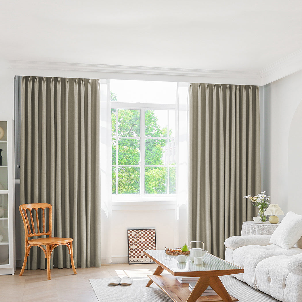 Marlow 2XBlockout Curtains Chenille 240x250 Coffee-1954802977277612038