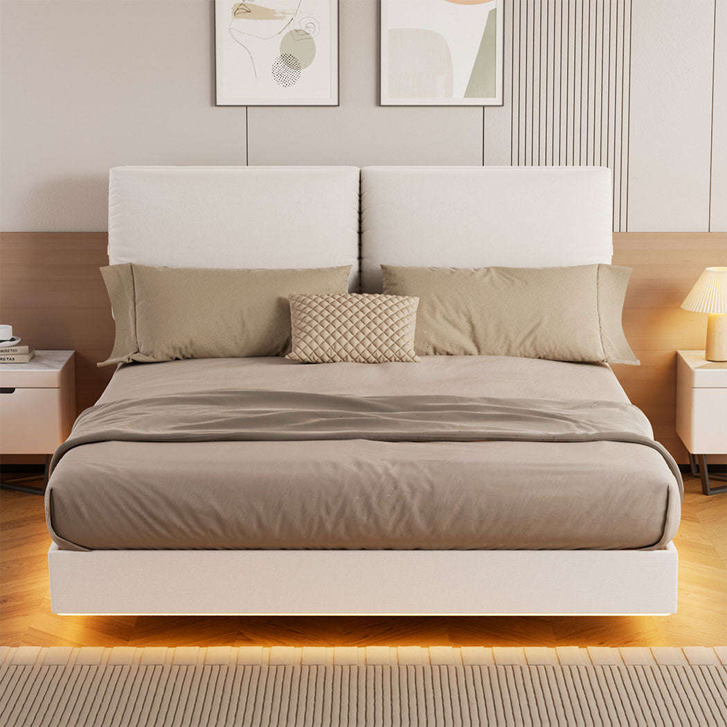 Levede Queen Floating Bed Frame-1954802405497507846