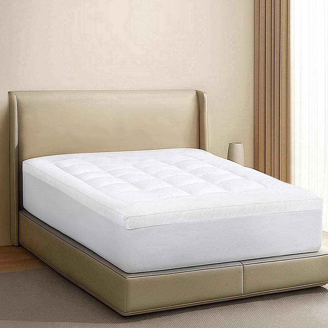 Dreamz Mattress Topper Pillowtop Cover Protector Single-1973194190754025478