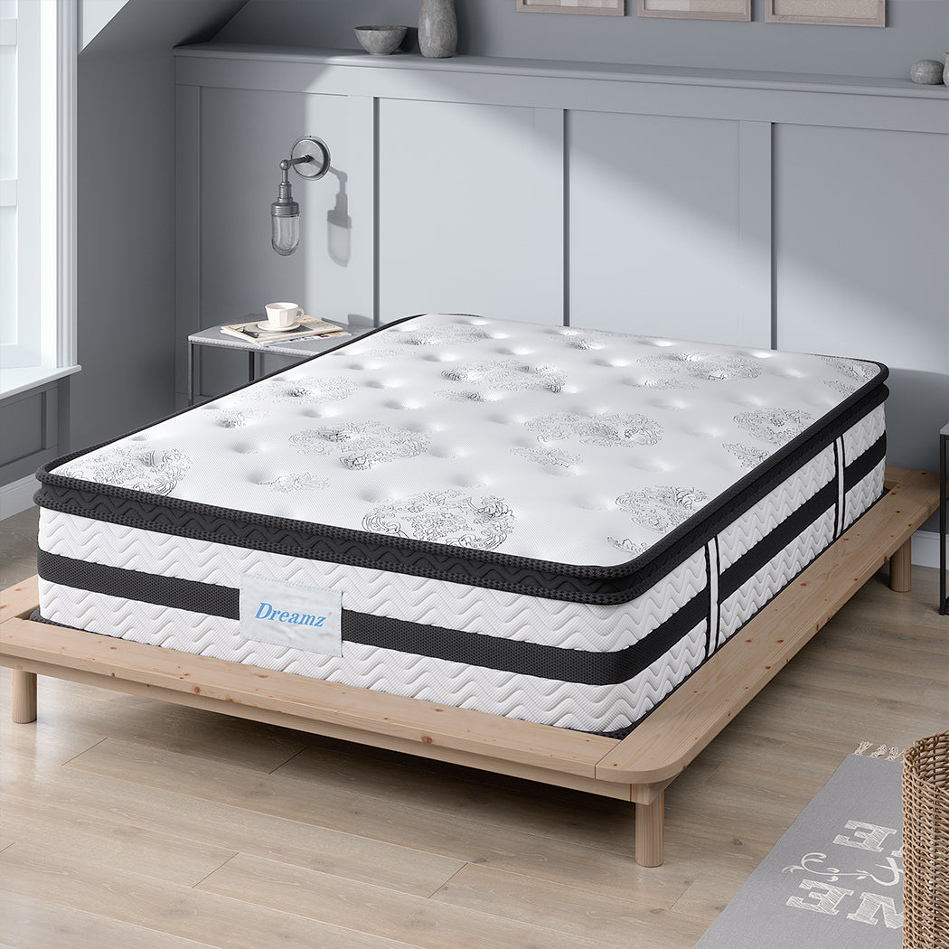 Dreamz Spring Mattress Bed Pocket Egg Super King-1910112880045461510