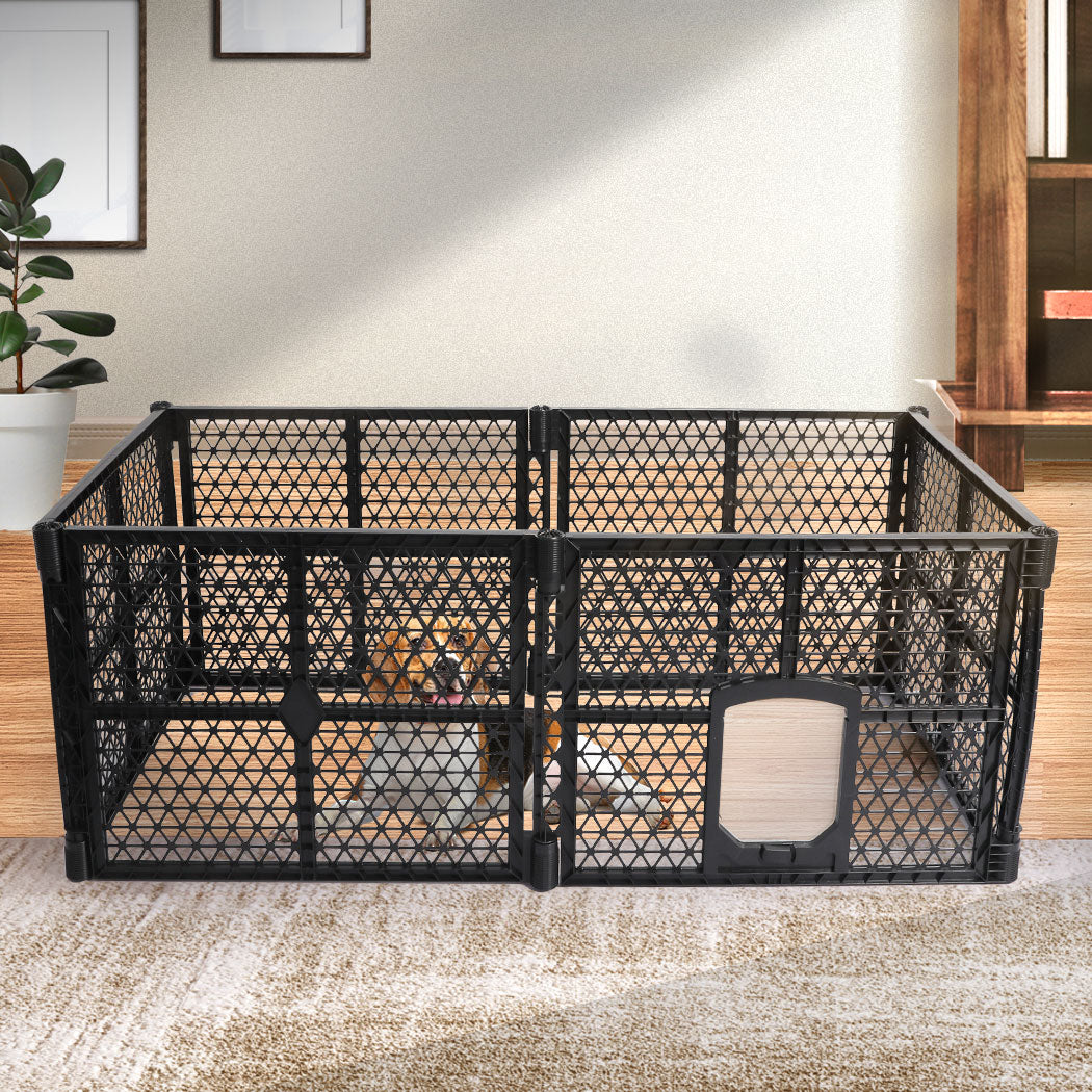 PaWz Pet Playpen Folding Dog Plastic M Medium-1954802538251423750