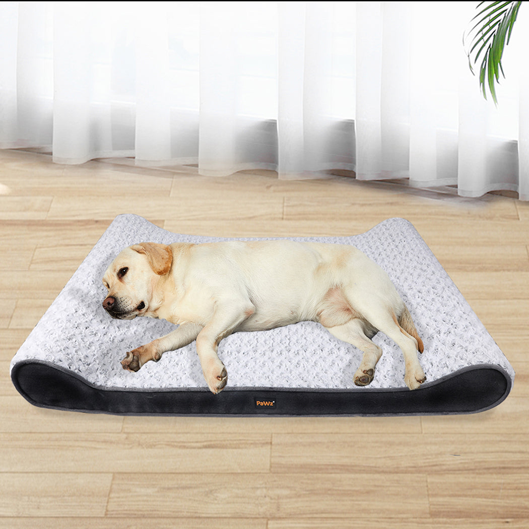 PaWz Pet Bed Dog Orthopedic Large Warm Grey-1919892876129603590