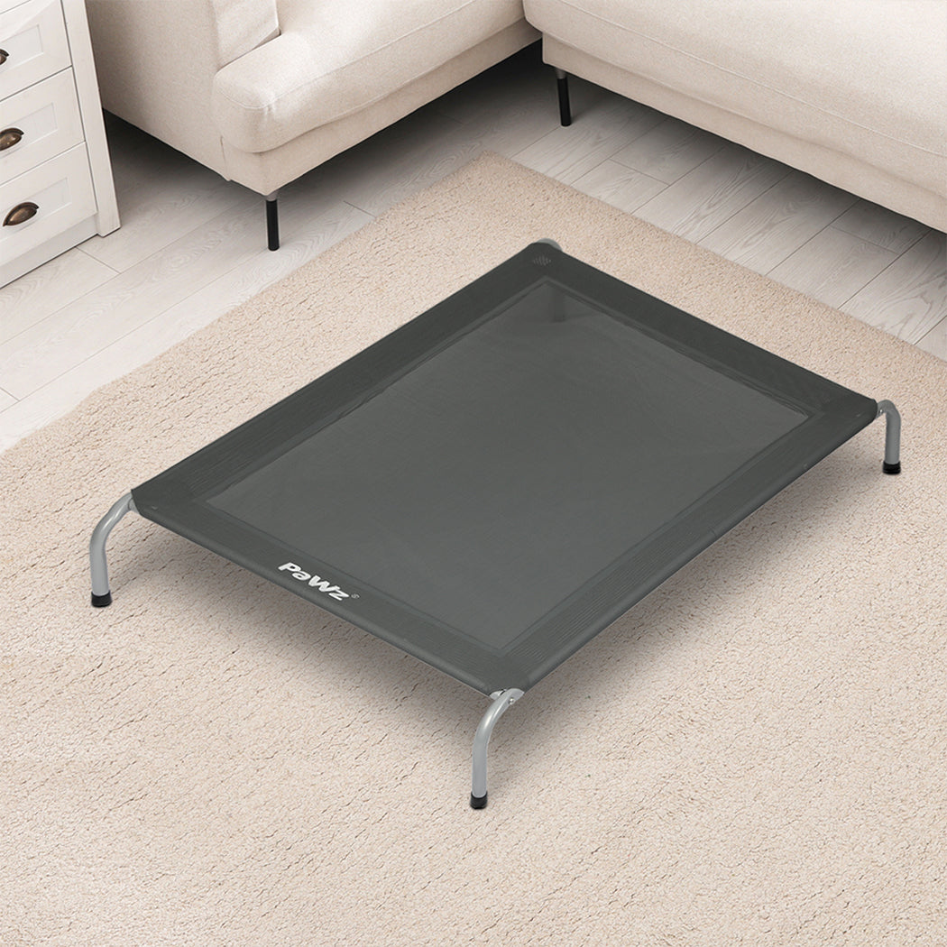 PaWz Elevated Trampoline Pet Bed Dog M Grey Medium-1910112492751818758