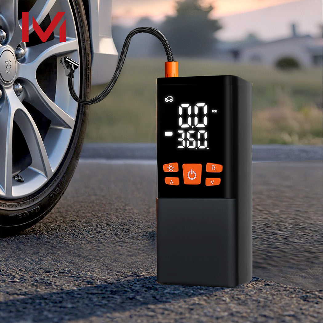 Traderight 150PSI 6000mAh Cordless Tire Inflator Dual Power-1973194187138535426