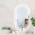 EMITTO LED Wall Mirror Oval Anti-fog 60x100cm-1910112985343463430