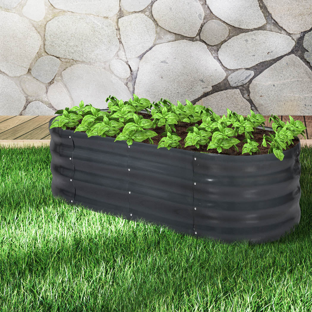 Lambu Garden Bed Planter Raised Coated 160x80x42cm-1927582209867386886