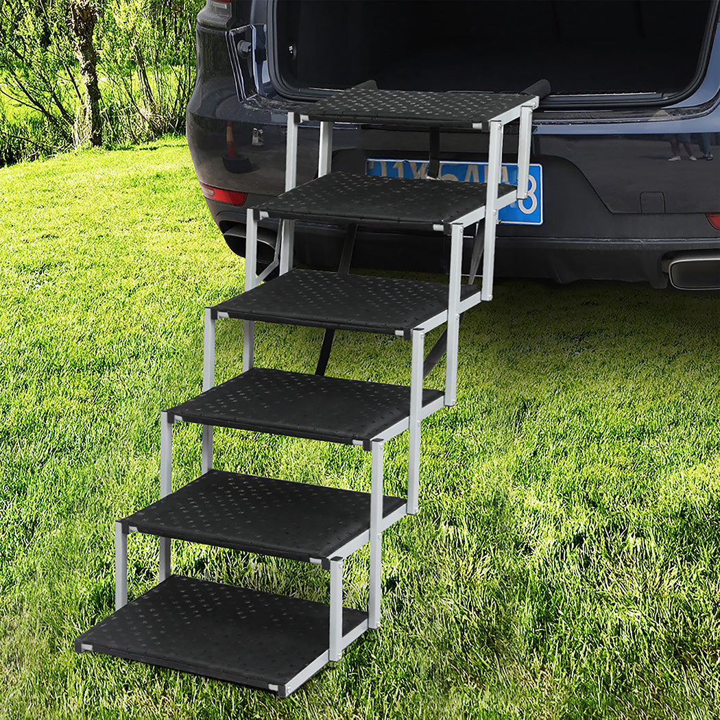 Pawz Dog Ramp Pet Stair Car Suv Travel Step Foldable-1973193546689286150