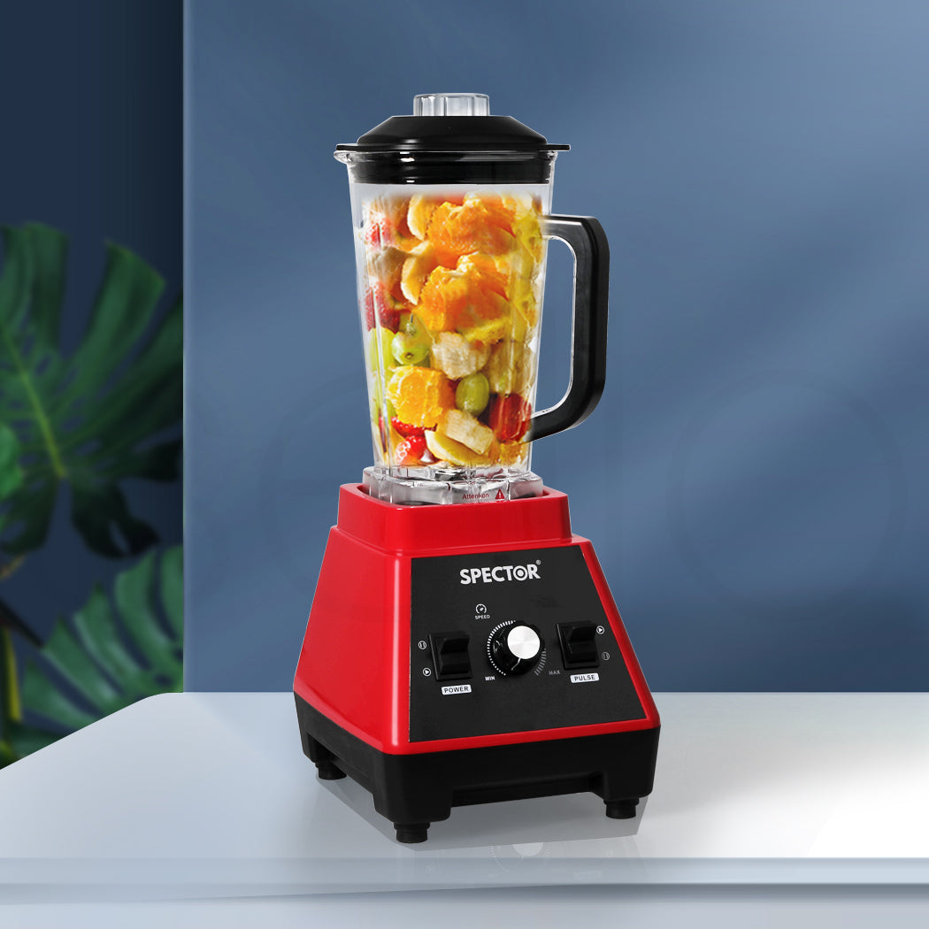 Spector 2L Commercial Blender Mixer Red-1910113176792469510