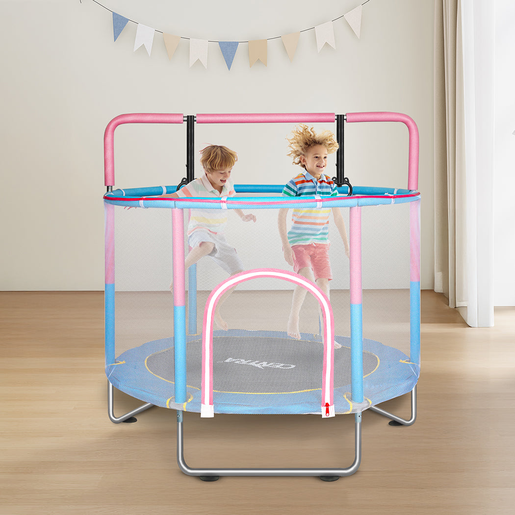 Centra 55" Kids Trampoline Rebounder Pink-1954802468797943814