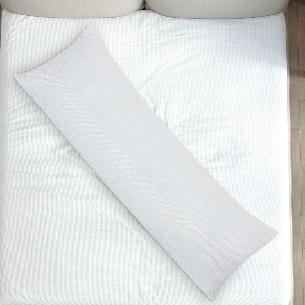 Dreamz Full Body Pillow Memory Foam Soft Maternity-1973193582269566982