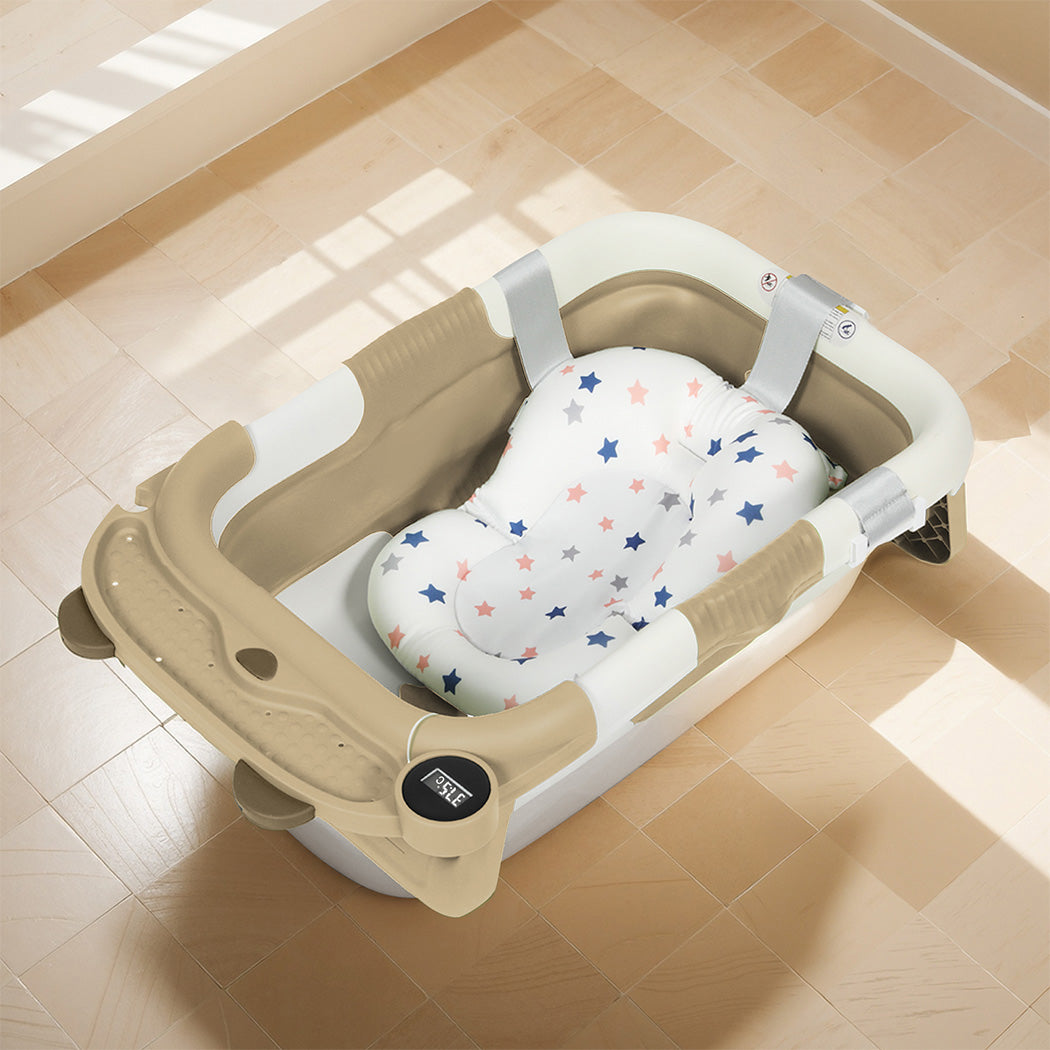 Bopeep Foldable Baby Bathtub 0-15months Beige-1954802472904167430