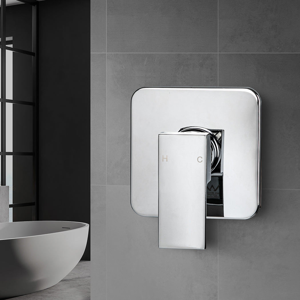 Dutxa Brass Shower Mixer Tap Cold Hot Charcoal-1954802751632445446