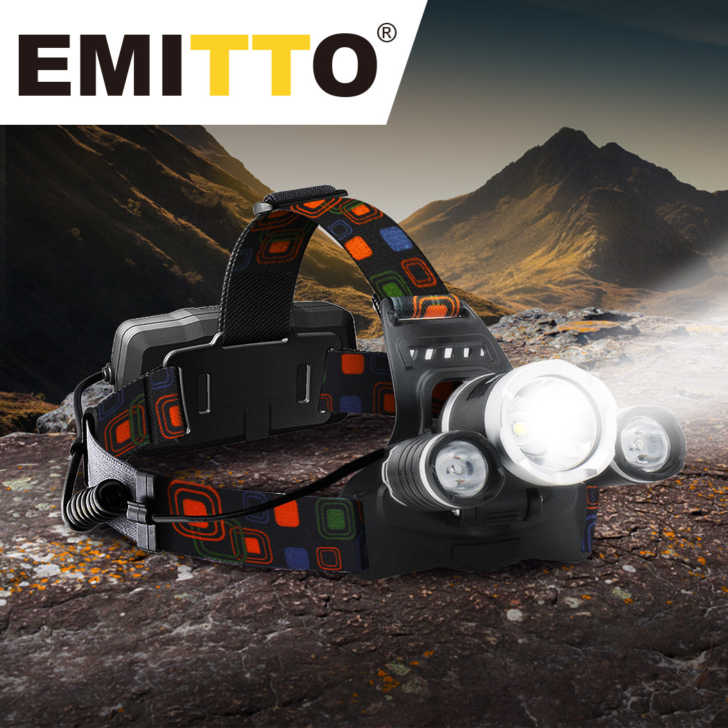 LED Headlamp USB Rechargeable Head Torch-1910112847346667526