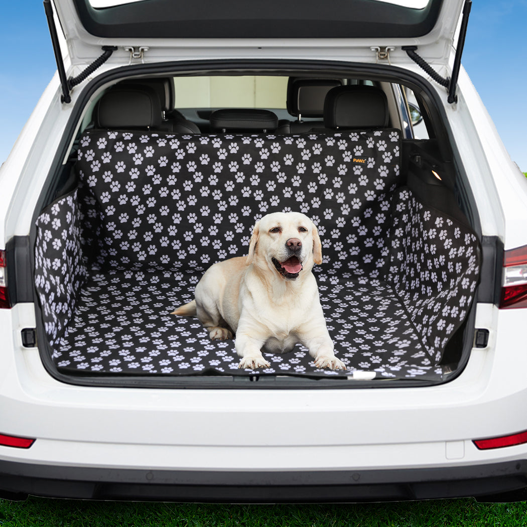 PaWz Pet Boot Car Seat Cover Hammock Black-1954802536997326854