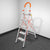Traderight 5 Step Ladder Folding Aluminium-1910113115907952646