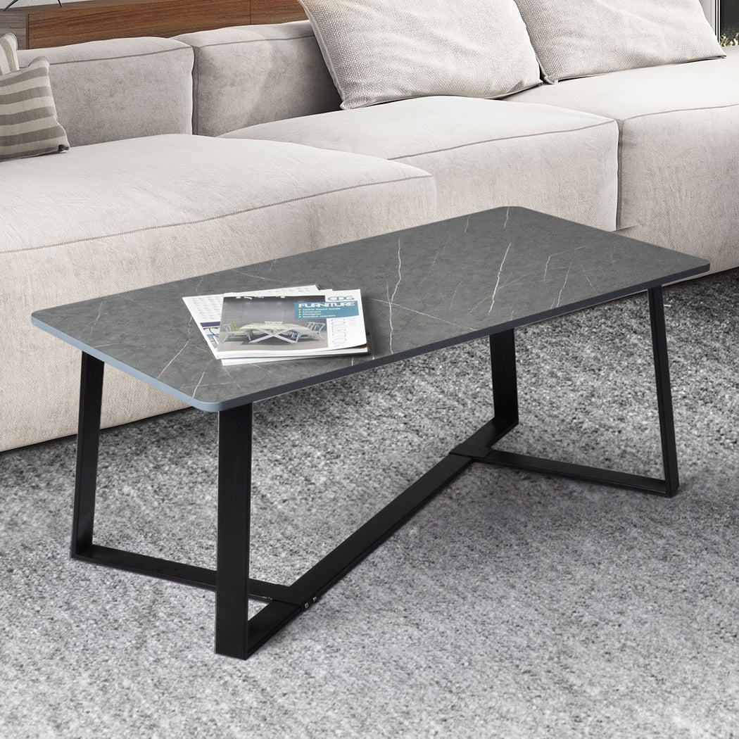 Levede Coffee Table Side Table Teapoy Black-1919892934627561478