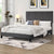 Levede Bed Frame Queen Size Mattress Grey-1910113210942492678