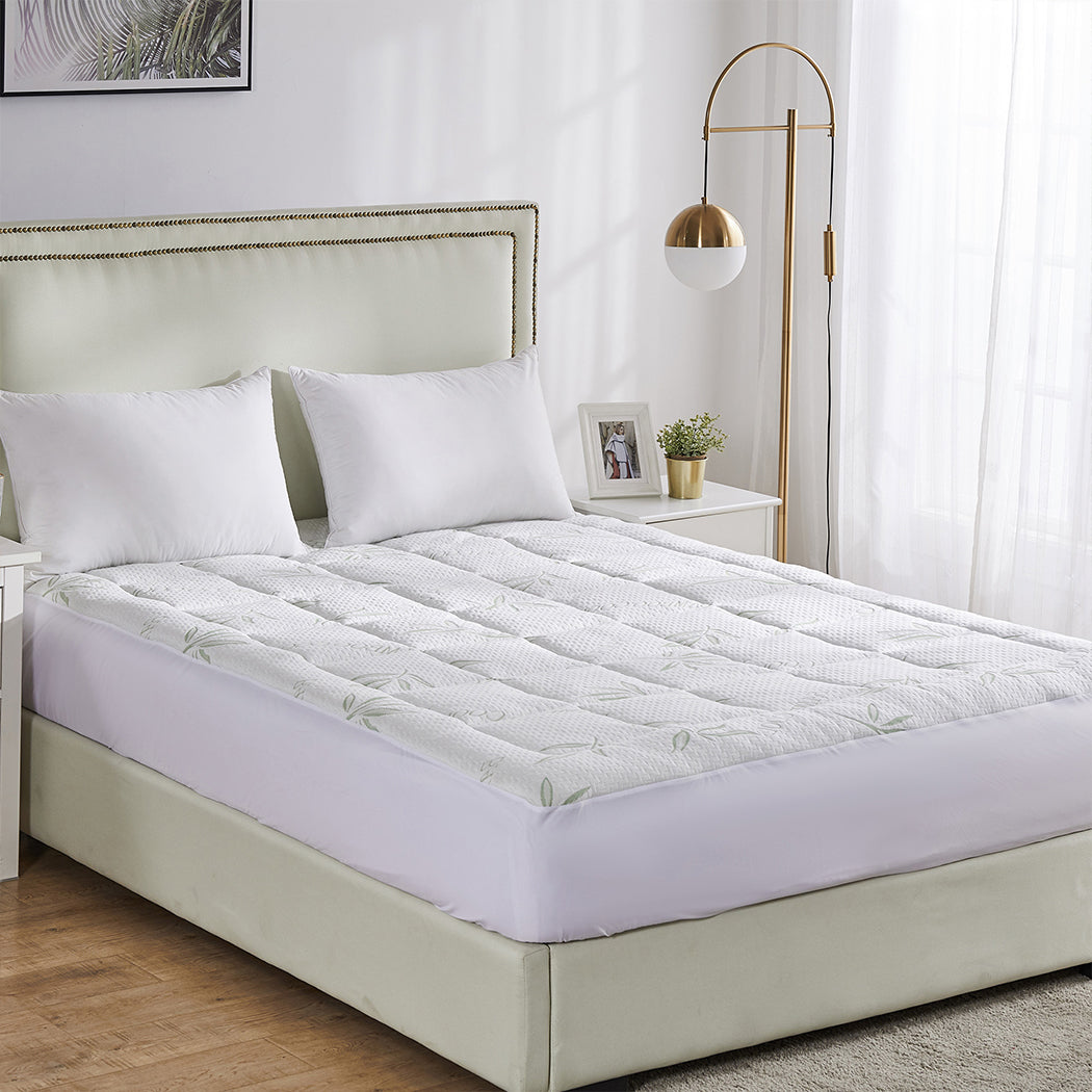 Dreamz Bamboo Pillowtop Mattress Topper Double-1910112894083796998