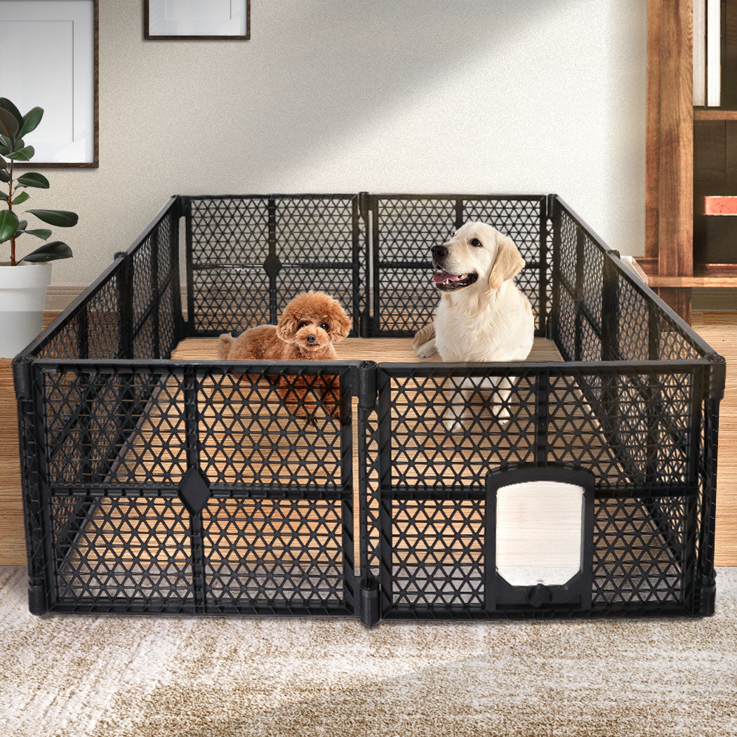PaWz Pet Playpen Folding Dog Plastic L Large-1954802538054291462