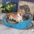 PaWz Electric Pet Heater Bed Heated M Blue Medium-1910112462838042630