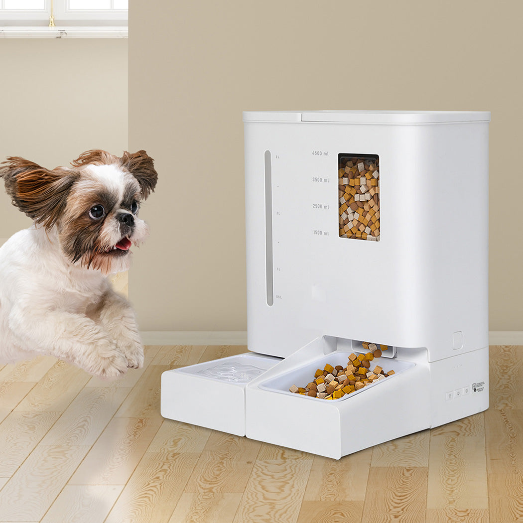 Pawz 2-in-1 Automatic Pet Cat Dog Feeder Water Set-1954802479015268358