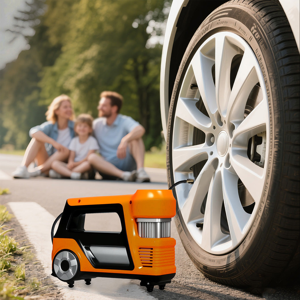 Manan 150PSI 12V Car Tyre Inflator Digital Air Pump LED-1973194187327279110