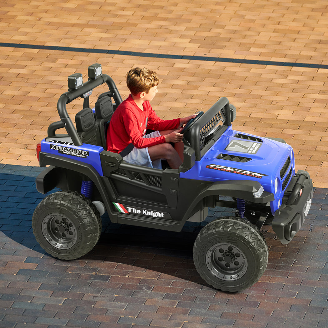 BoPeep Kids Ride On Car Electric Jeep Blue-1910113165585289222