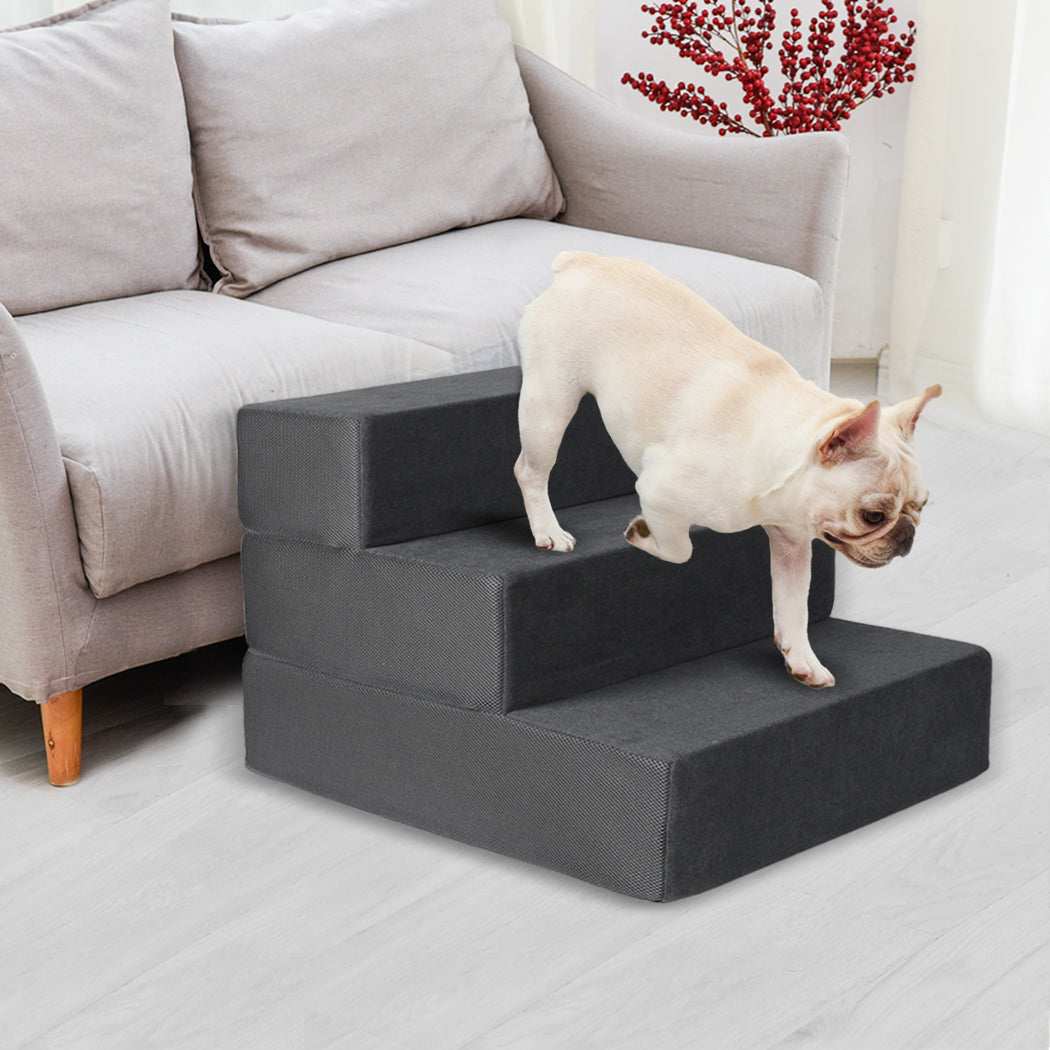 PaWz Multi-steps Dog Ramps For High Double 9KG-1954802526217965574