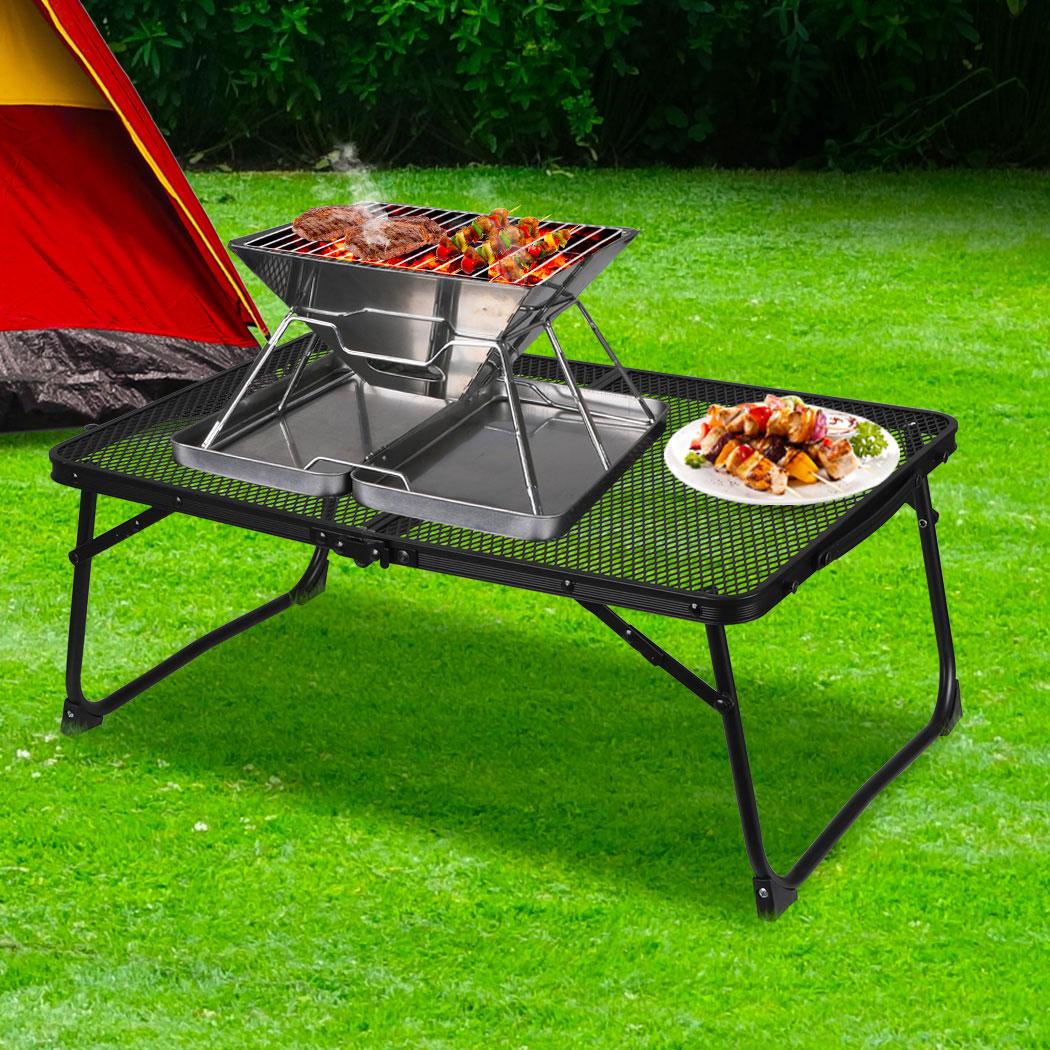 Levede Grill Table BBQ Camping Tables Small-1919892857775329286