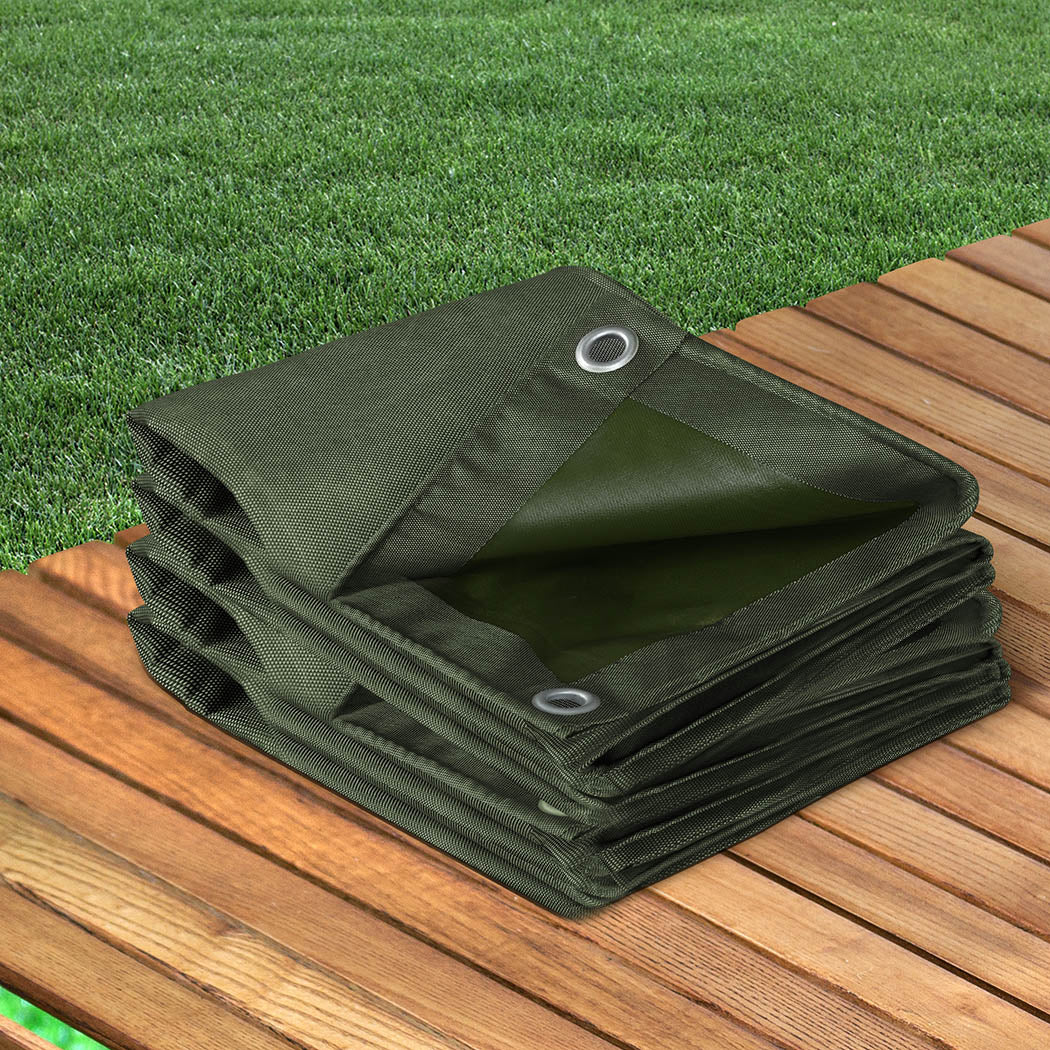 Polyester Canvas Tarp Tarpaulin Sun 3x3 Meter-1954802676223053830