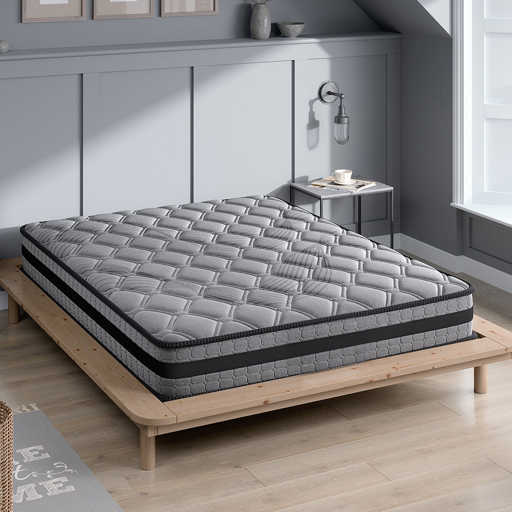 Lavio King Spring Mattress Grey Medium Firm-1954802375722143750