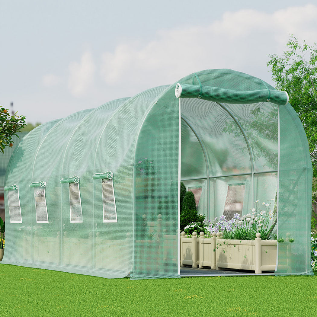 Lambu Greenhouse Walk-In Green House Shed 4M-1954802374765842439