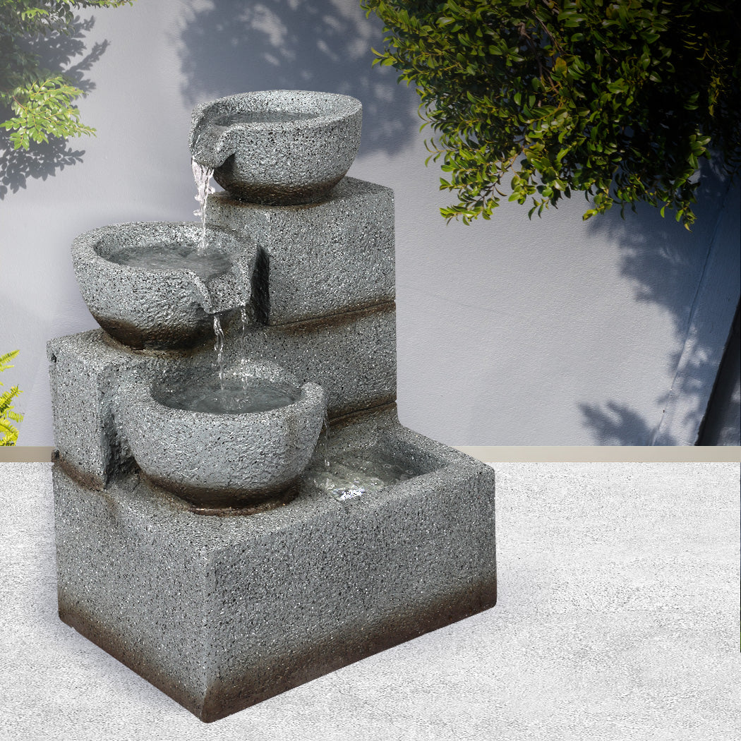 Lambu Electric Fountain Water Bird Bath-1954802669268897798